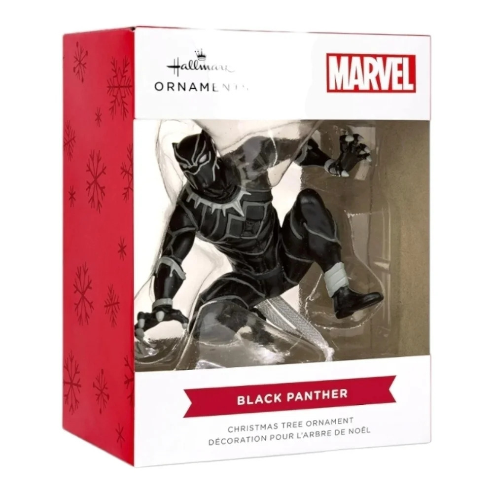 Hallmark Christmas  Ornament Black Panther NWT